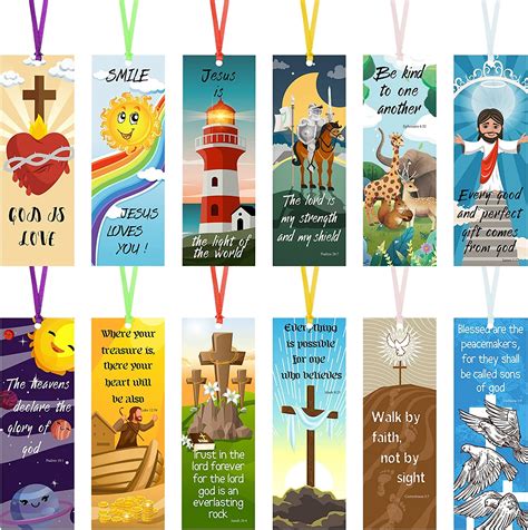 Buy 100 Pieces Christian Bookmarks Bible Verse Quotes Bookmark