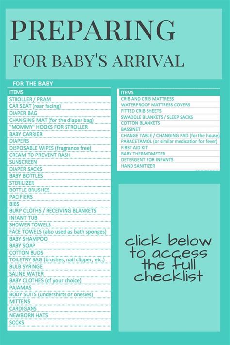 It gives you pleasure that can't be explained in words. Preparing for baby's arrival | Newborn checklist (for ...