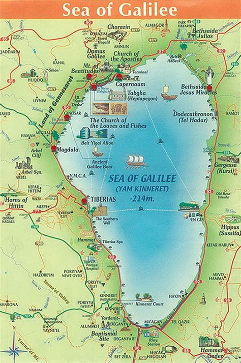 Maps Of The Sea Of Galilee Bible Mapping Bible Knowledge Scripture