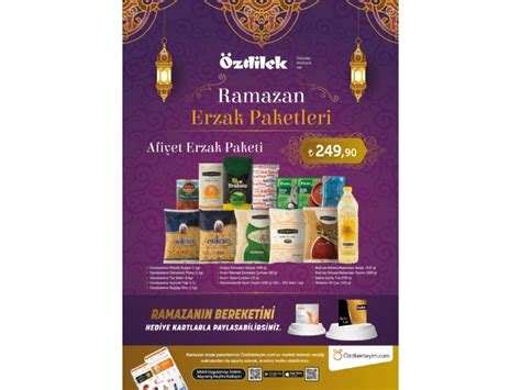 Zdilek Ramazan Erzak Paketleri