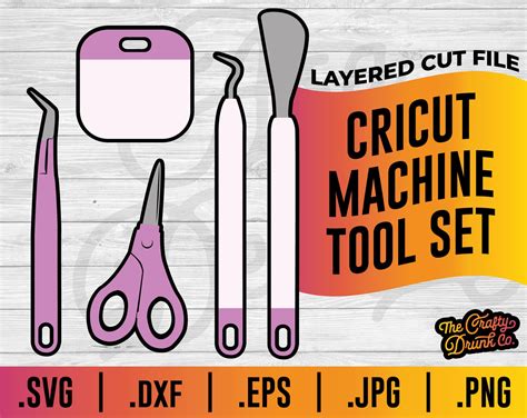 Cricut Machine Tools Svg Cutting Machine Tools Svg Weeding Etsy Finland