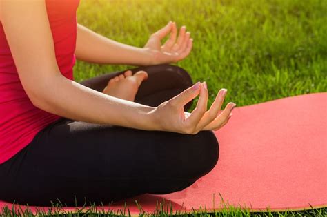 Premium Photo Seated Yoga Pose Practicing Yoga Woman Meditates In