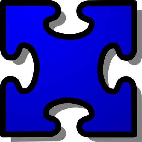 Blue Jigsaw Piece Png Svg Clip Art For Web Download Clip Art Png