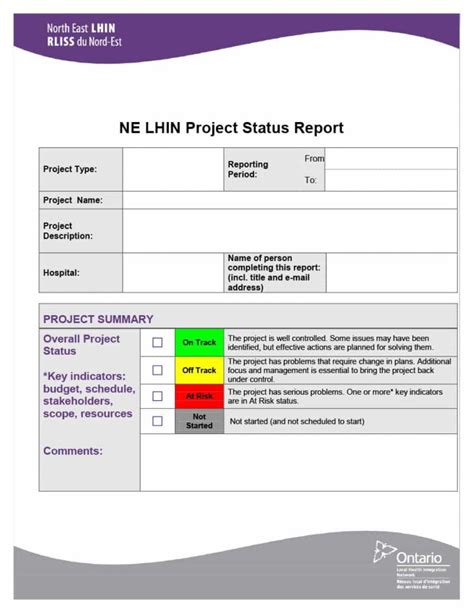 Weekly Project Status Report Template Powerpoint Best Sample Template