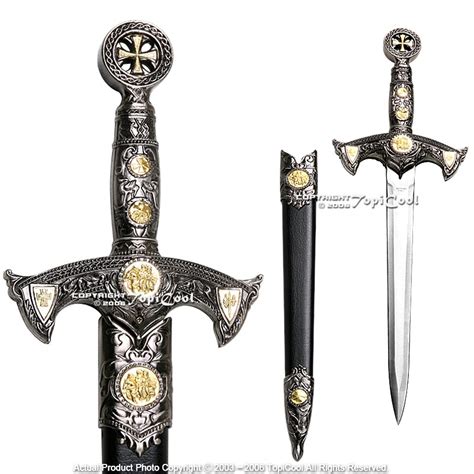 Medieval Century Templar Knight Crusader Sword W Scab Ebay