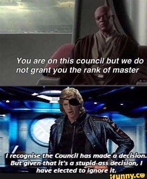 You Are This Council But We Do Not Grant You The Rank Of Master