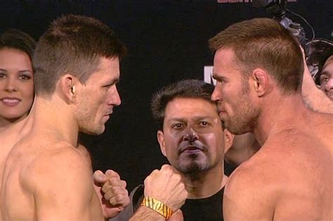 Demian Maia Vs Jake Shields Staredown Pic From Ufc Fight Night 29 Weigh Ins