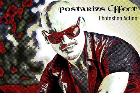 Posterize Effect Photoshop Action Invent Actions