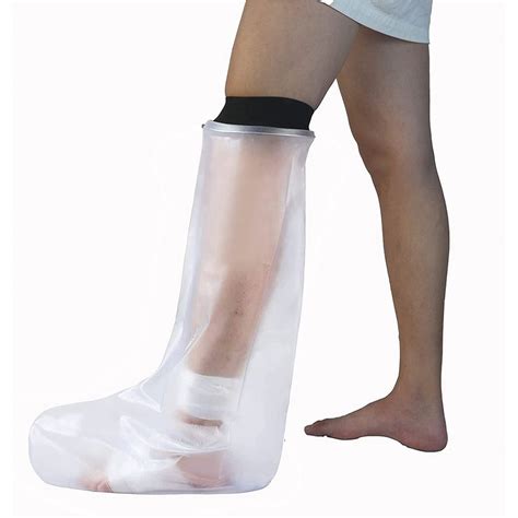 Waterproof Shower Bath Cover Foot Protector Leg Cast Cover For Shower