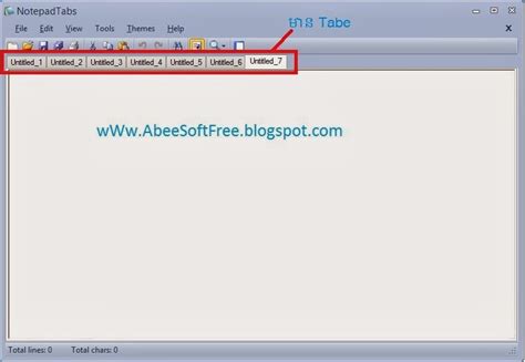 New Notepad Notepad Tabs Abeesoft