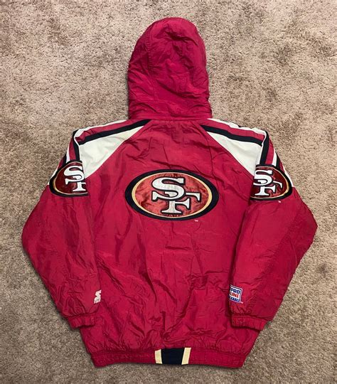 Vintage San Francisco 49ers Starter Parka Jacket Winter Coat Etsy