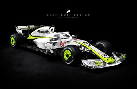 The 2018 Car In The Brawn Bgp 001 Livery By Sean Bull Formula1