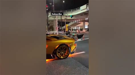 Crazy Lamborghini Aventedor Underglow Youtube