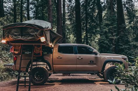 Softshell Rooftop Tent Setups For Third Gen Toyota Tacoma