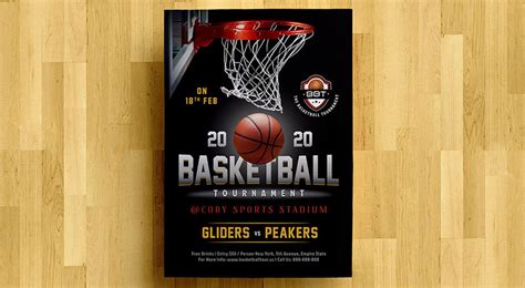3 On 3 Basketball Tournament Flyer Template Professional Sample