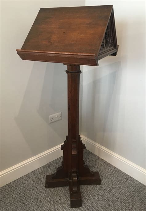 Antique Gothic Oak Double Sided Church Lectern 507722