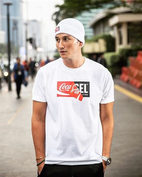 Indonesian Actor Mike Lewis Wore Diesel X Coca Cola