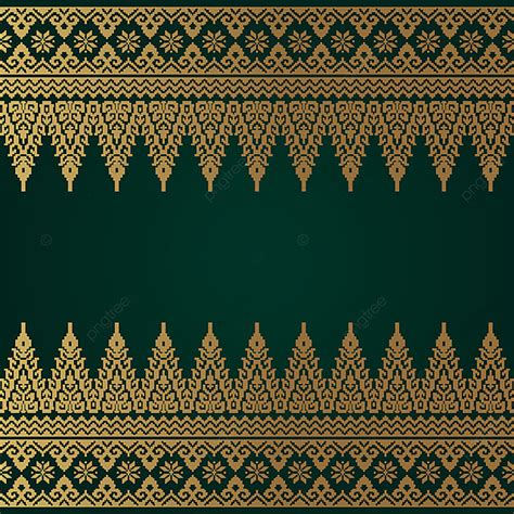 Malay Sambas Woven Cloth Motif Background Shoots Of Indonesian Bamboo