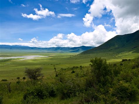 Download Caption Majestic View Of Ngorongoro Crater In Northern