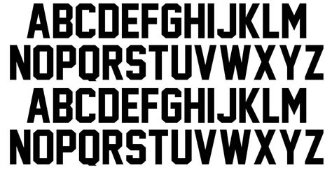 Jersey M54 Font By Justme54s Fontriver