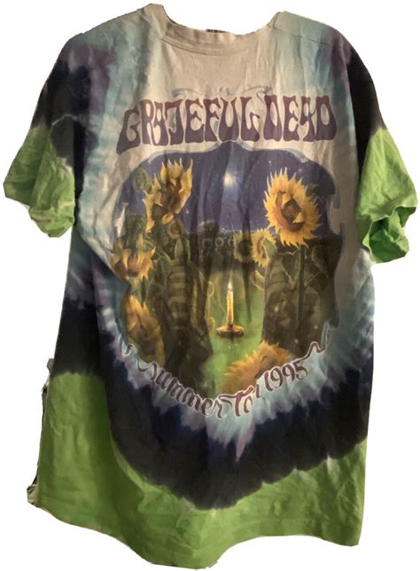 Vintage Grateful Dead 1995 Summer Tour T Shirt Size Xl Gem