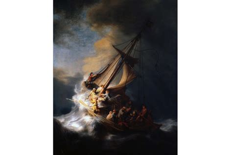 Rembrandt Van Rijn The Storm On The Sea Of Galilee 1633 Widewalls