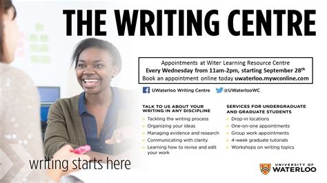 Writing Centre Appointments Available At Optometry Witer Learning