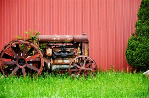 Free Images Grass Tractor Farm Lawn Vintage Wheel Retro Old