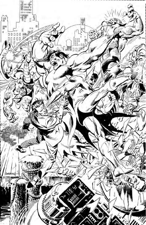 Back Cover To Batman Vs The Incredible Hulk By José Luis García López