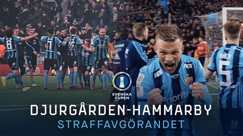 Kvartsfinalerna föreslås spelas 1 juni. Djurgården-Hammarby | Straffavgörandet | Svenska cupen ...