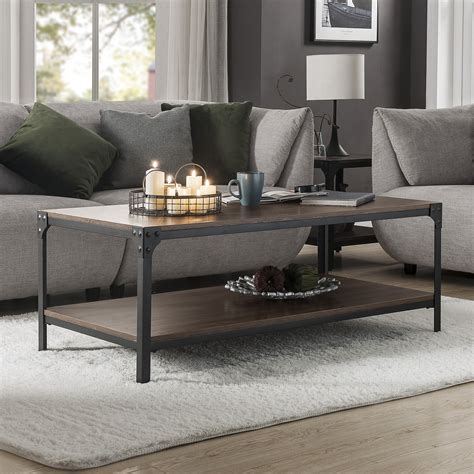 Living Room Tables With Storage Modern Round Coffee Table With
