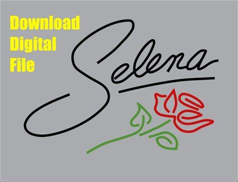 Silhouette Selena Quintanilla Outline - Layered SVG Cut File - Amazing