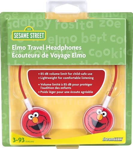 Best Buy Dreamgear Elmo Travel Headphones 8072368