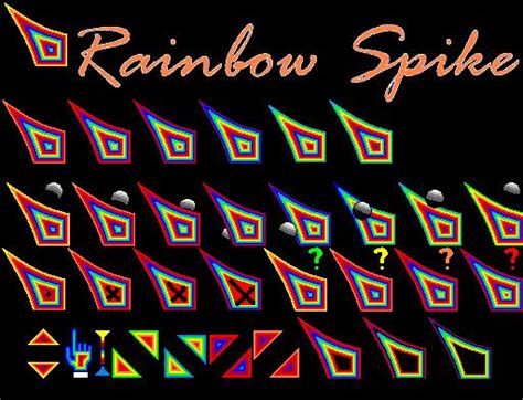Rainbow Spike Cursor By Juanelloo On Deviantart