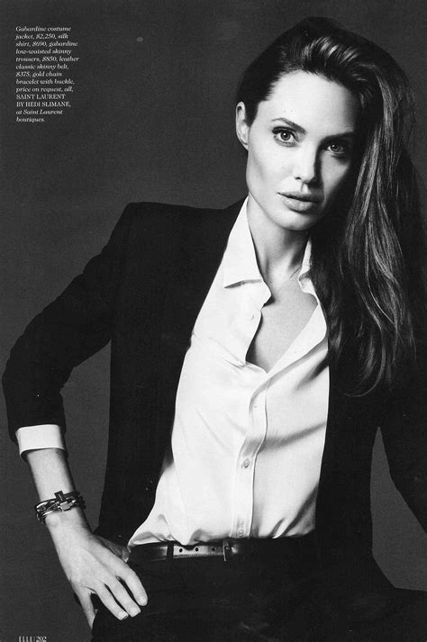 Elle Editorial Featuring Angelina Jolie Magazine Cover Elle