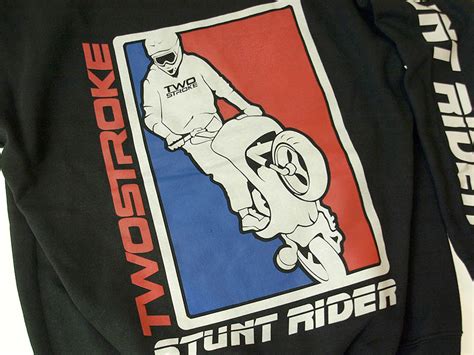Tsr Hoodie Stunt Rider Ii Scooter Svart Twostroke