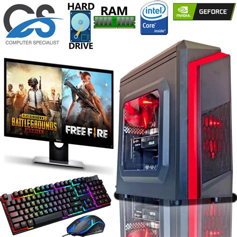 500gb Hdd Onboard Graphic Intel Core I5 Gaming Pc Monitor Bundle