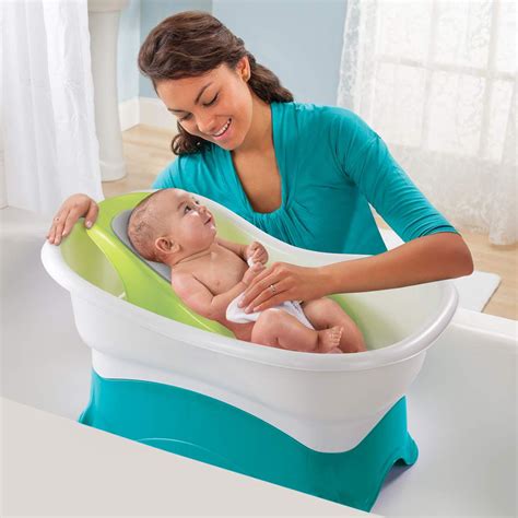 Bathing And Grooming Summer Infant Right Height Bath Tub Pink Baby Bath Tubs