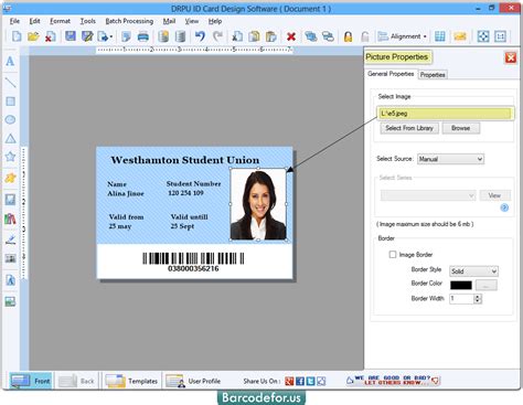 We did not find results for: ID Card Maker Software designs identity cards - BarcodeFor.us