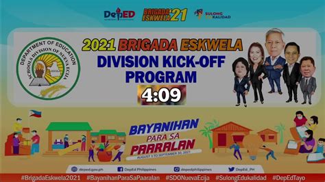 Brigada Eskwela 2021 Division Kick Off Program By Deped Tayo Nueva Ecija