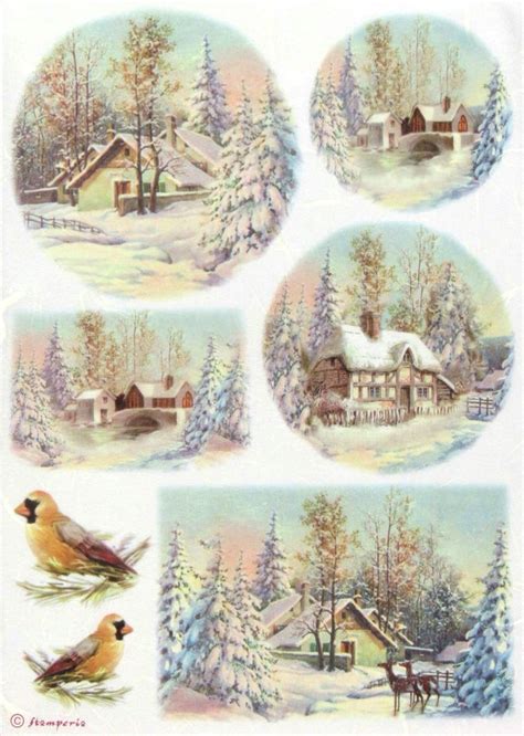 Christmas Art Christmas Decoupage Christmas Images