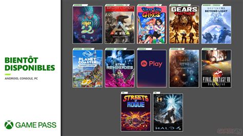 Xbox Game Pass Un Tas De Nouveaux Jeux Bientôt Rajoutés Au Catalogue