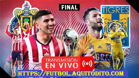 Tigres vs Chivas del Guadalajara EN VIVO día hora y canal de la final