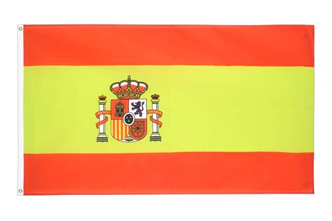 Spain With Crest Flag 5x8 Ft Large Maxflags Royal Flags