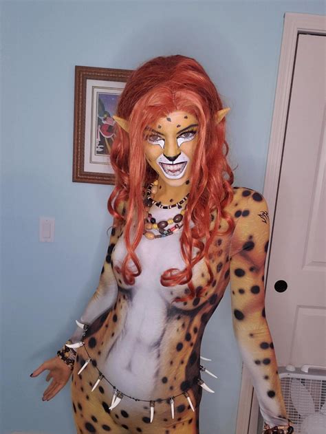 makeup test for cheetah from wonder woman by casabellacosplay makeup post cosplay woman