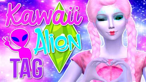 The Sims 4 Create A Sim Kawaii Alien Tag Youtube