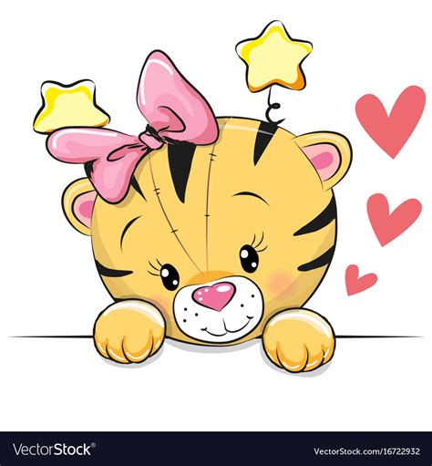 Check out our cute cartoon tiger selection for the very best in unique or custom, handmade pieces from our shops. Cute cartoon tiger Royalty Free Vector Image - VectorStock