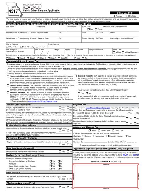 Specifically, you need to make sure you are properly licensed before you begin selling property or casualty insurance. 2019 Form MO DoR 4317 Fill Online, Printable, Fillable, Blank - pdfFiller
