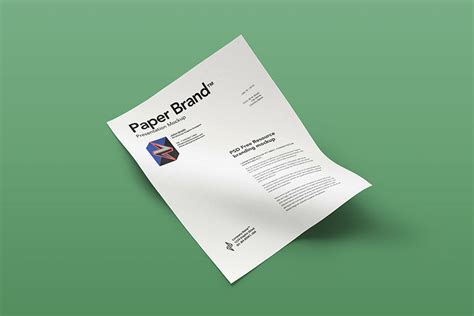 letterhead mockups  improve brand identity colorlib
