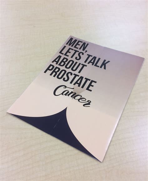 Prostate Cancer Brochure On Behance